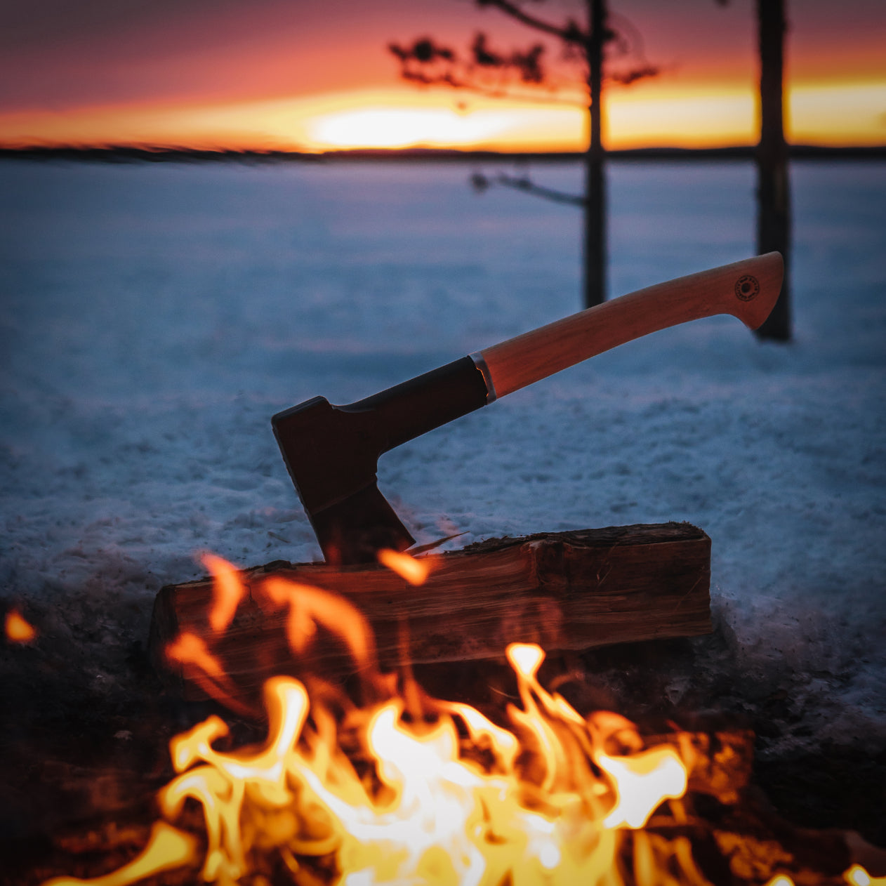Fiskars Norden N10 Chopping Axe with Recycled Leather Sheath (17 in.)