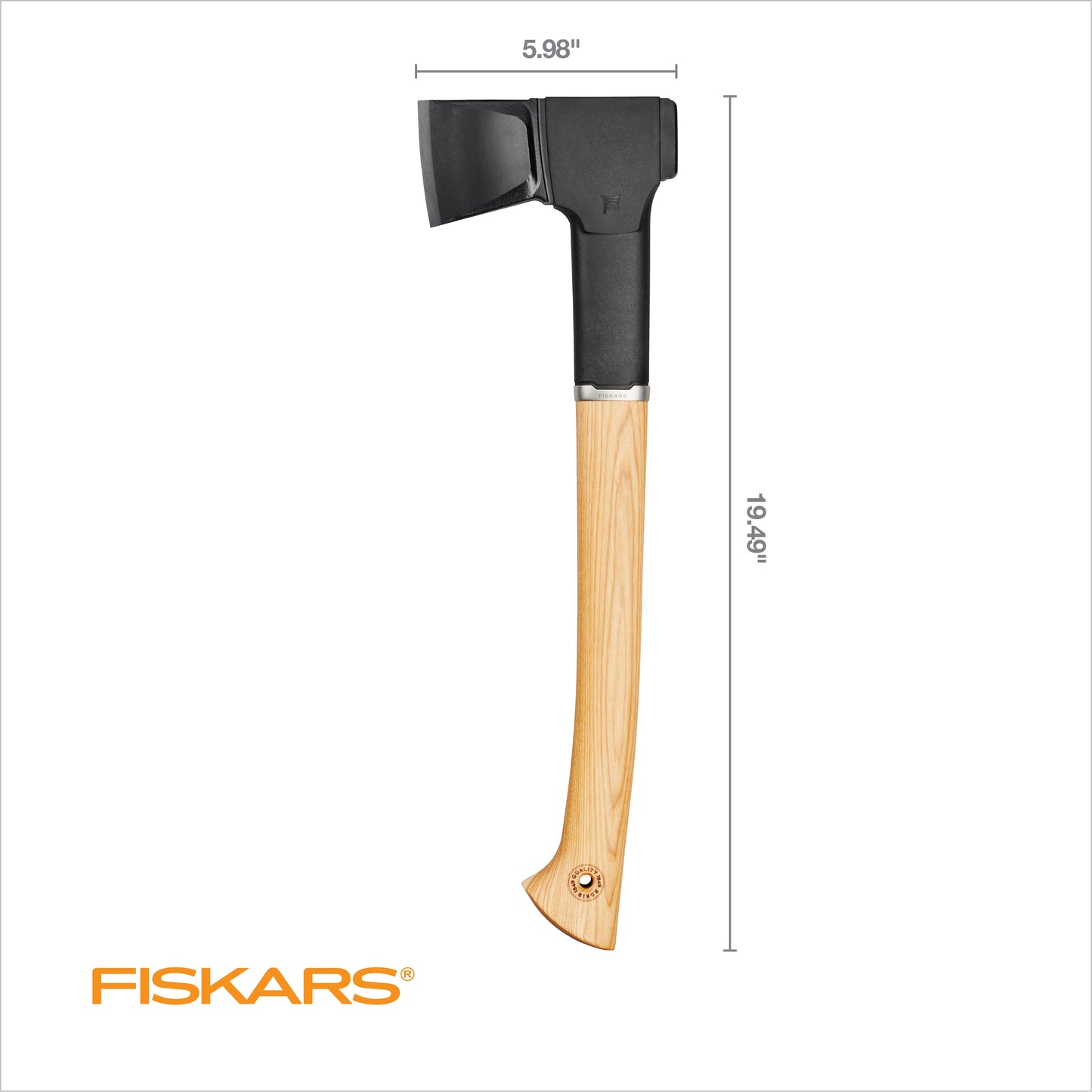 Fiskars Norden N12 Splitting Axe with Recycled Leather Sheath (19 in.)