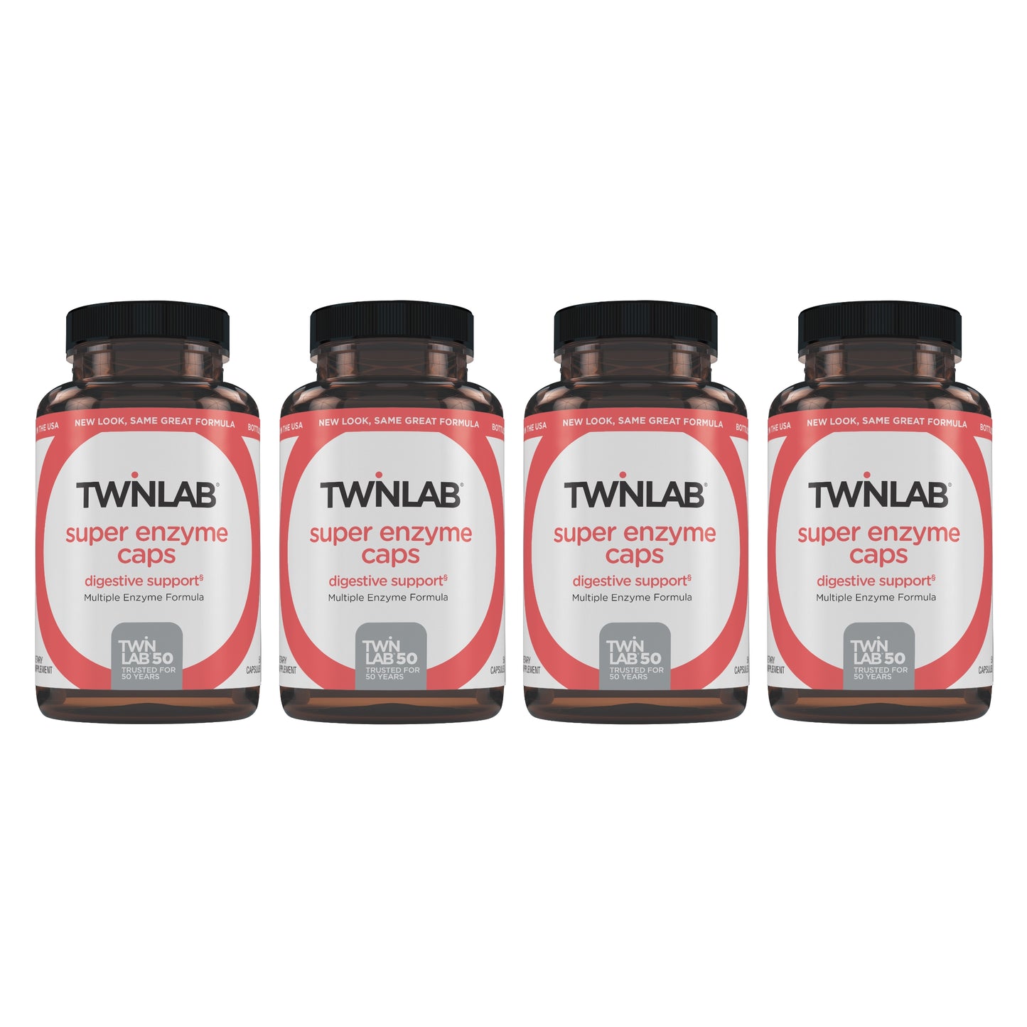 TWL Super Enzyme Caps 50 (Pack of 4)