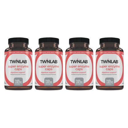 TWL Super Enzyme Caps 50 (Pack of 4)