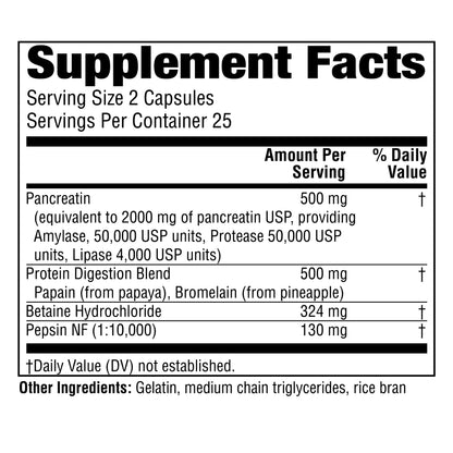 TWL Super Enzyme Caps 50 (Pack of 4)