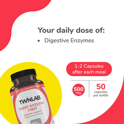 TWL Super Enzyme Caps 50 (Pack of 4)