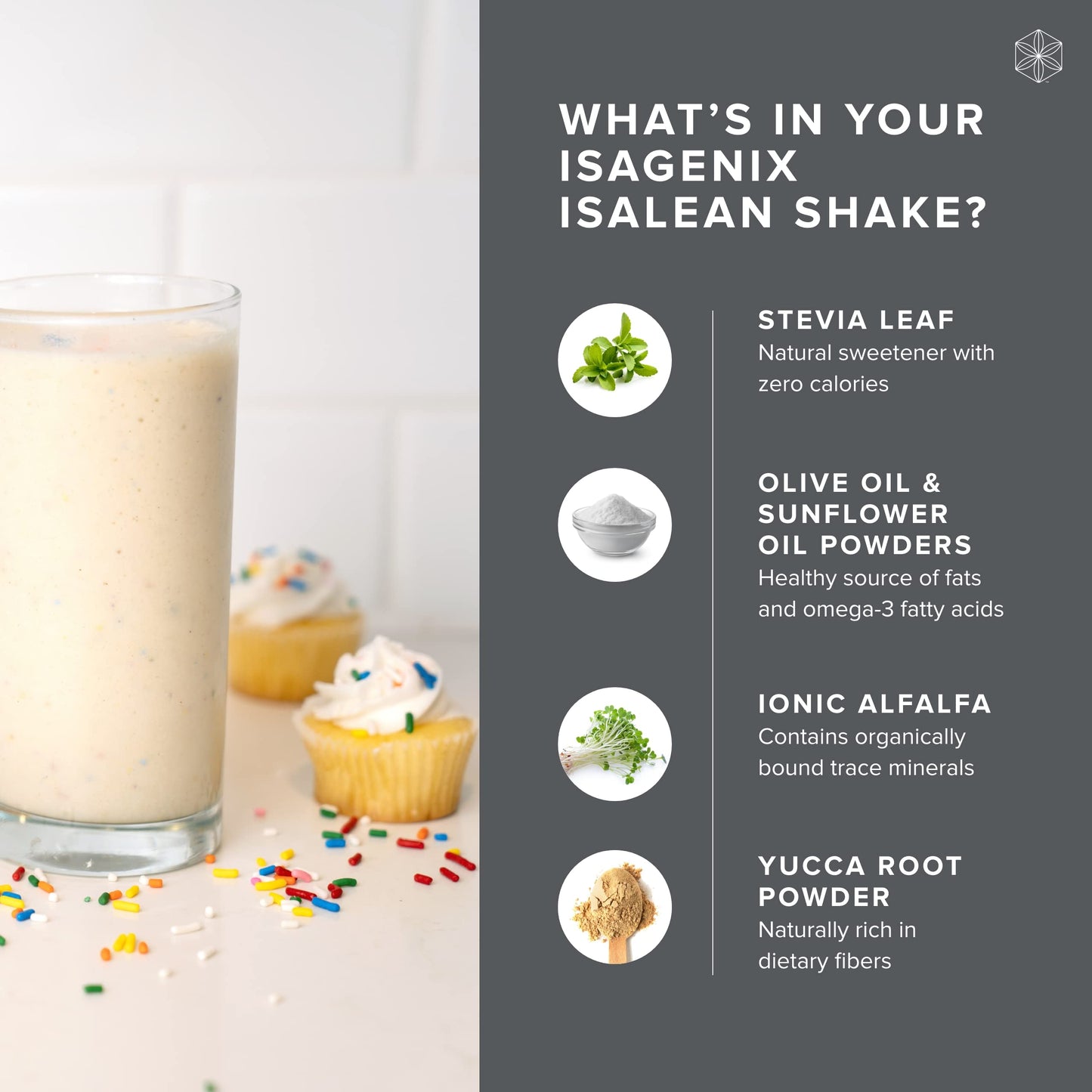Isagenix IsaLean Shake Packets 840 Grams (Birthday Cake)