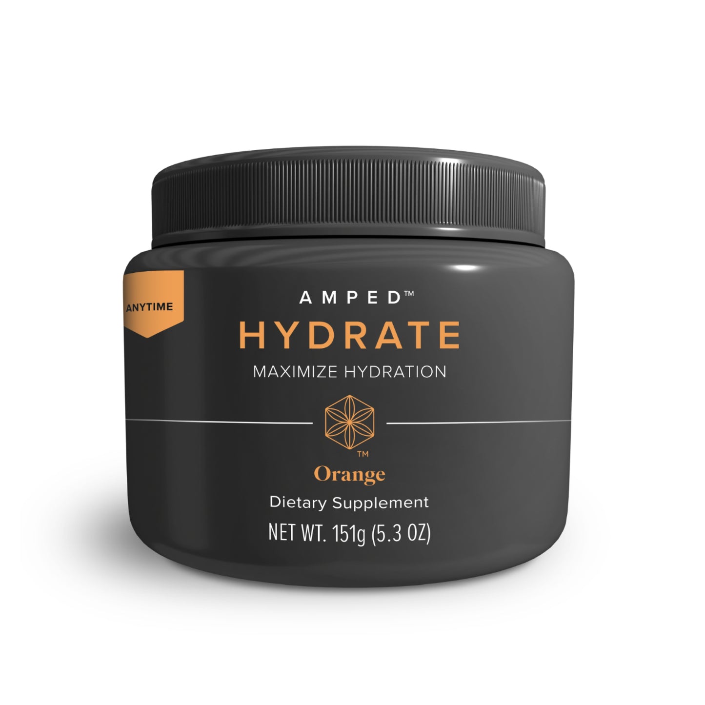Isagenix AMPED Hydrate Canister, 149 Grams of Drink Mix (Orange)