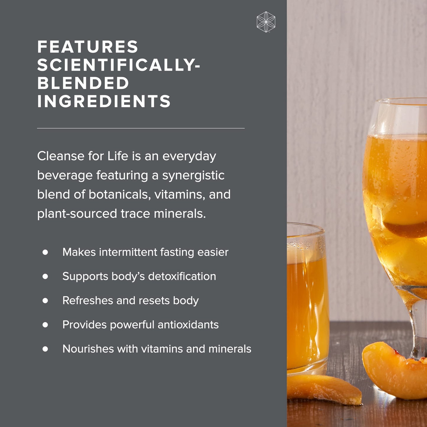 Isagenix Cleanse for Life - Peach Mango Liquid - 32 Fl Oz