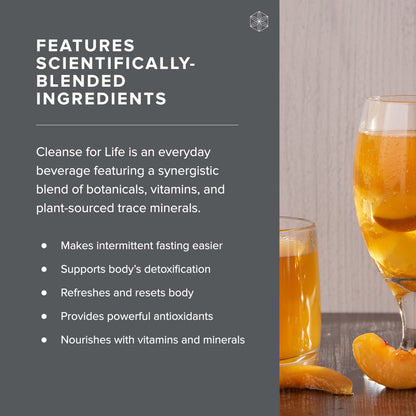 Isagenix Cleanse for Life - Peach Mango Liquid - 32 Fl Oz