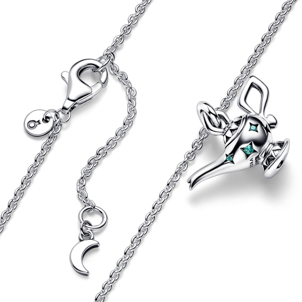 Pandora Disney Aladdin Lamp Sterling Silver Collier Necklace