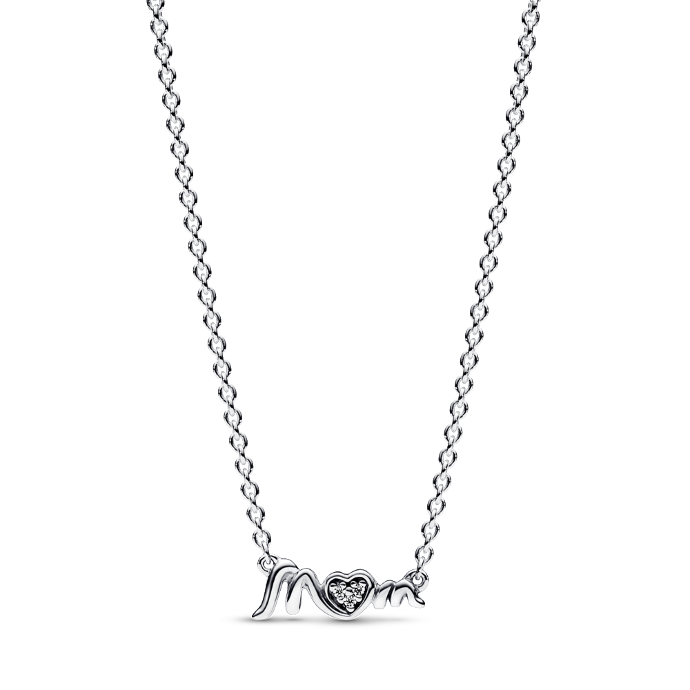 Pandora Mom Pav√© Collier Necklace, 45 cm