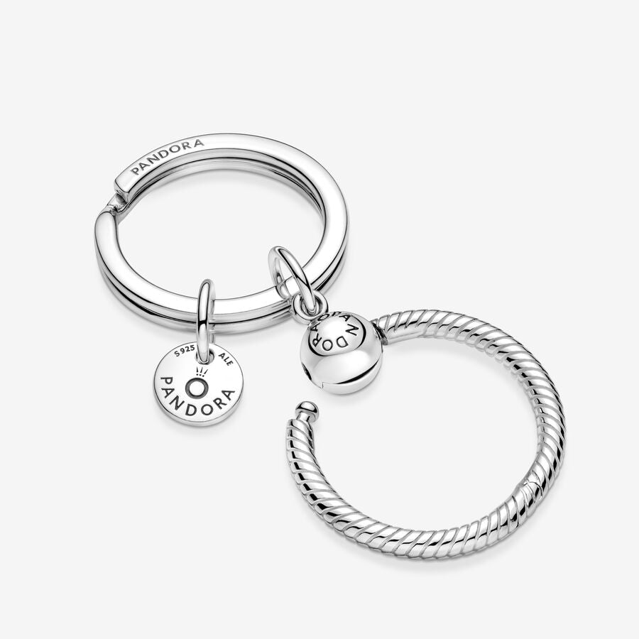 Pandora Jewelry Moments Charm Key Ring - Car Key Ring - Sterling Silve ...
