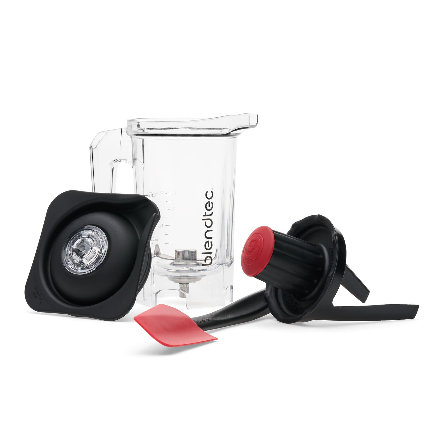 Blendtec Twister Jar (37 oz), Professional-Grade Blender Jar, Thick Blends, Spectacula Spatula, Twister and Mini Gripper Lid, BPA-free, Clear
