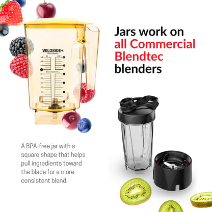 Blendtec WildSide Jar, 90 oz, Yellow