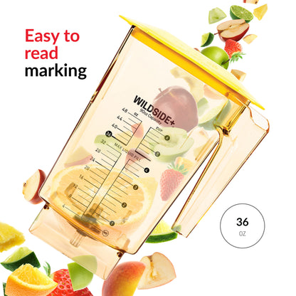 Blendtec WildSide Jar, 90 oz, Yellow