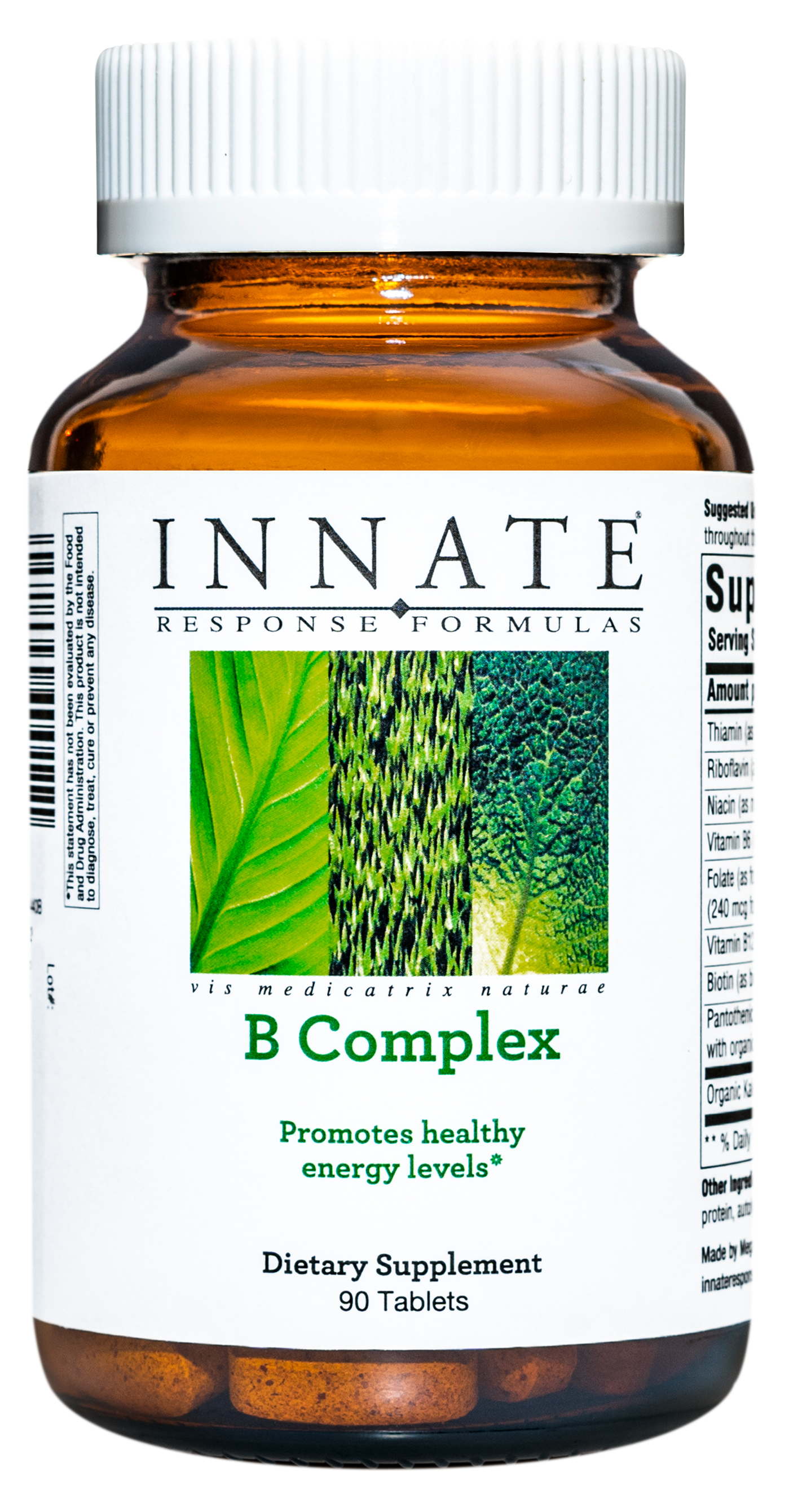INNATE Response Formulas, B Complex, B Vitamin Supplement, Non-GMO Project Verified, Vegan, 90 Tablets