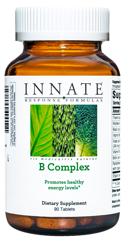 INNATE Response Formulas, B Complex, B Vitamin Supplement, Non-GMO Project Verified, Vegan, 90 Tablets