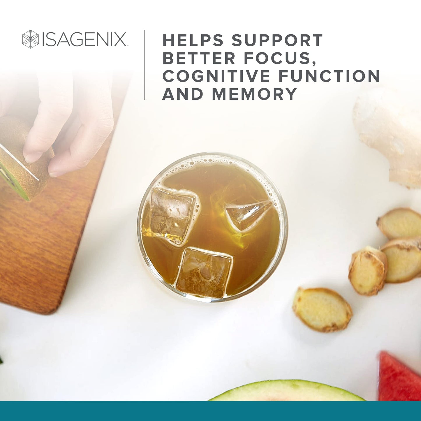 Isagenix Ionix Supreme - Drink with Niacin, Vitamin B12, Vitamin B6 and Ribflavin to Help Fight Stress - 225 Grams - 30 Packets (Natural Fruit Flavor)