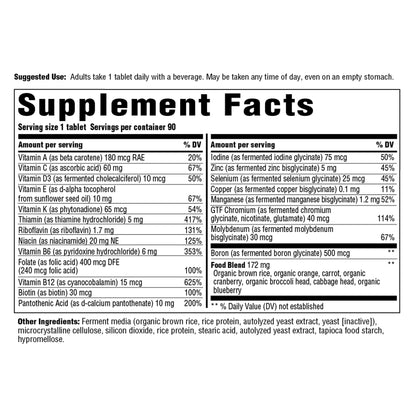 INNATE Response Formulas, One Daily without Iron, Herb-Free Multivitamin, Vegetarian, Non-GMO, 90 tablets (90 servings)