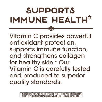 Nature's Way Vitamin C 1000 mg with Rose Hips, 1000 mg per Serving, 100 Capsules, Pack of 2