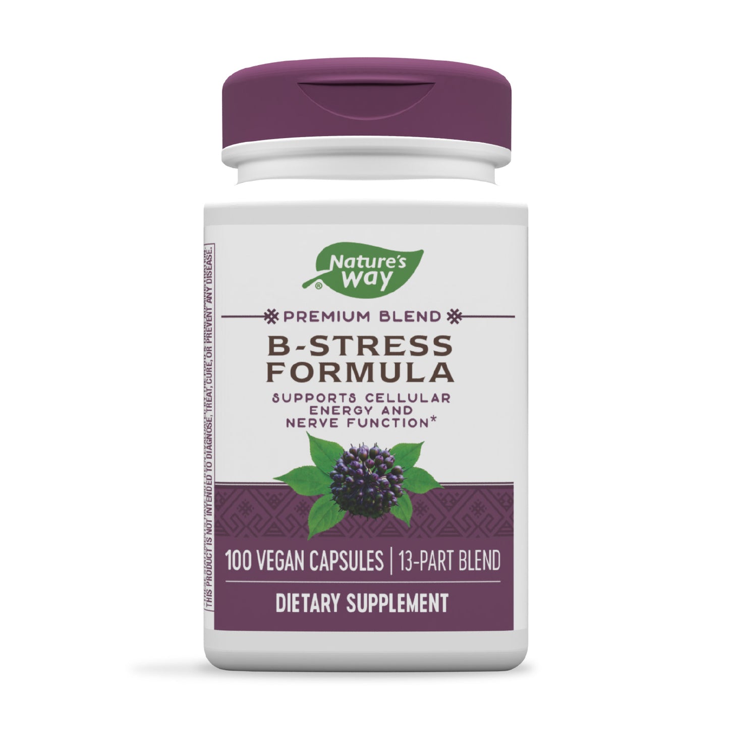 Nature's Way B-Stress with Siberian Eleuthero, 100 Capsules