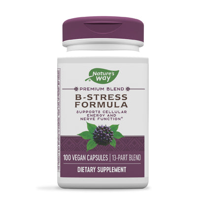 Nature's Way B-Stress with Siberian Eleuthero, 100 Capsules