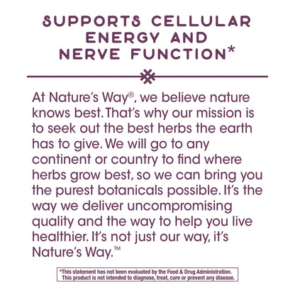 Nature's Way B-Stress with Siberian Eleuthero, 100 Capsules