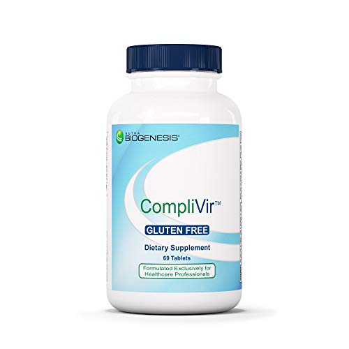 Nutra BioGenesis - CompliVir - Monolaurin, Zinc, Propolis Blend - Gluten Free - 60 Tablets