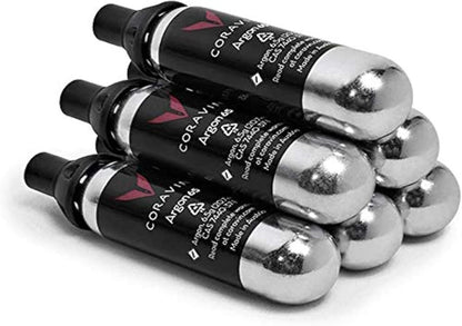 Coravin Pure Capsules - Pack of 6 - Patented Argon Gas Cartridges for Coravin Wine Bottle Opener, Needle Pourer, or Coravin Pivot