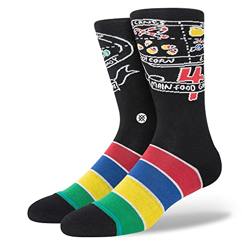 Stance Food Groups Crew Socks (Large, Black)