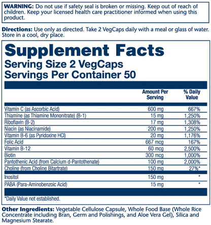Solaray B-Stress Supplement | 100 Count