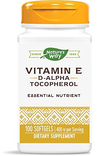 Nature's Way Vitamin E 400 IU, 100 Softgels, Pack of 2