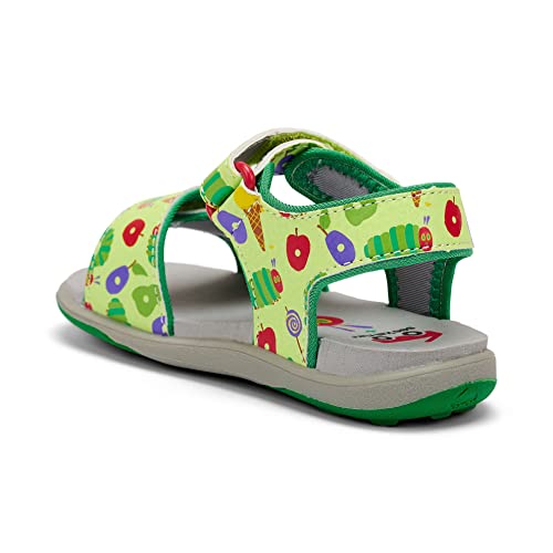 See Kai Run - Jetty III Sandal for Toddlers, Green/The Very Hungry Caterpillar‚Ñ¢, 10