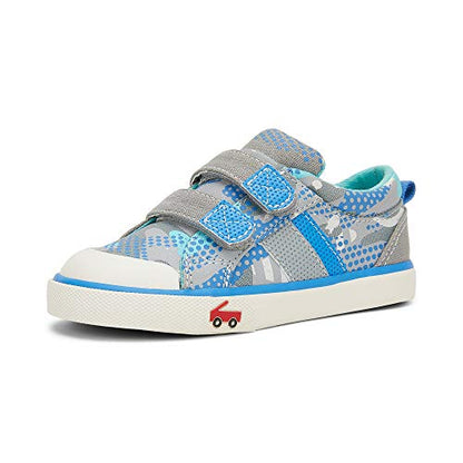 See Kai Run - Paley II Fisherman Sandal for Little Kids, Rainbow Multi, 12