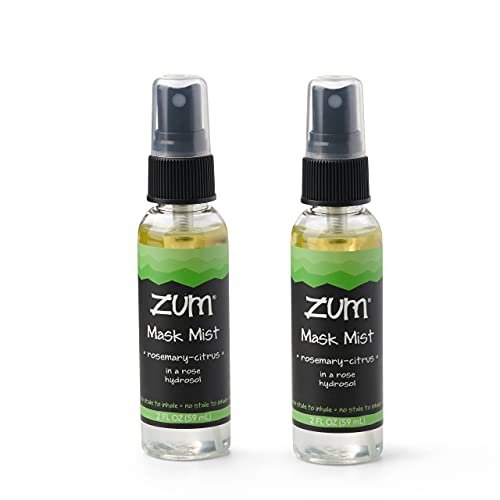 Zum Mask Mist with Essential Oils - Rosemary-Citrus - 2 fl oz (2 Pack)