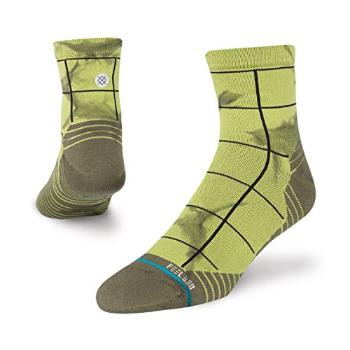 Stance Graphed Quarter Socks (Medium, Green)