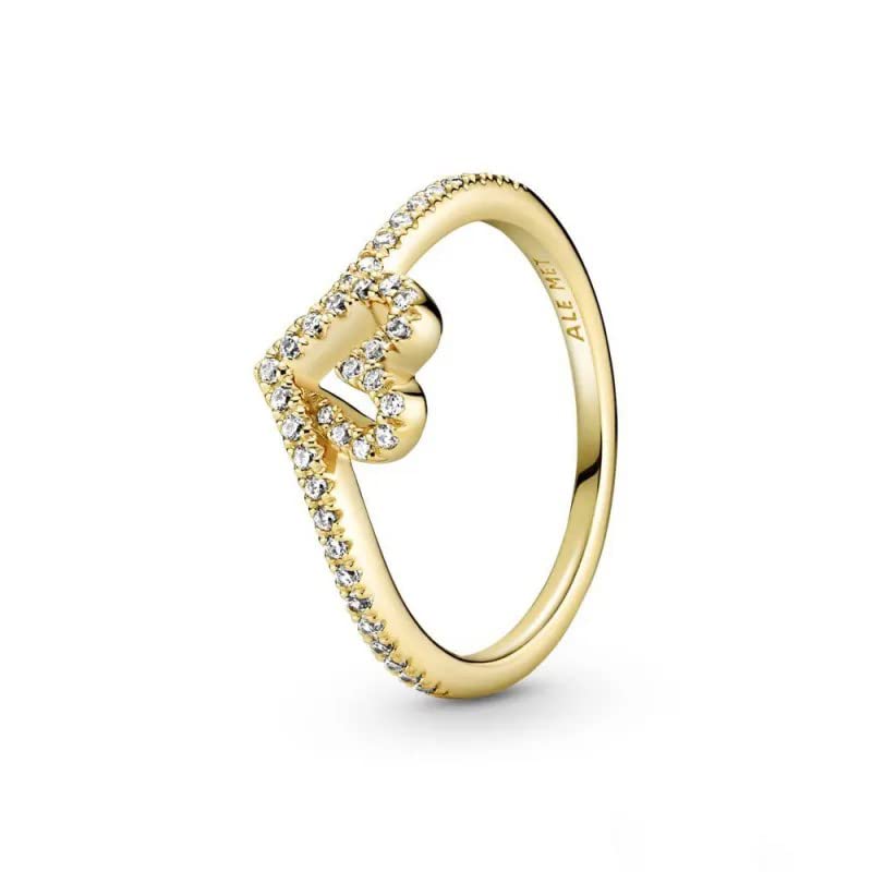 PANDORA Timeless Wish Sparkling Heart Ring, Size 60, With Gift Box
