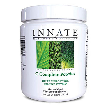 INNATE Response Formulas, C Complete Powder, Antioxidant Vitamin C Supplement, Vegetarian, 2.9 oz (30 servings)