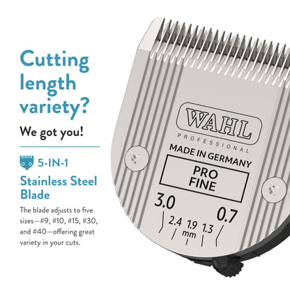 WAHL Professional Animal 5-in-1 Pro Blade for Wahl's Arco, Bravura, Chromado, Creativa, Figura, and Motion Pet, Dog, and Horse Clippers (41884-7190)