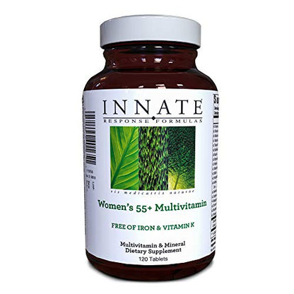 INNATE Response Formulas, Women‚Äôs 55+ Multivitamin, Daily Vitamin, Non-GMO, 120 Tablets (60 Servings)