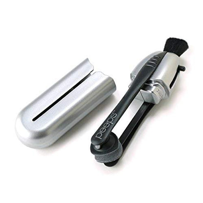 Carbon Klean Peeps Eyeglass Lens Cleaner - Efficient and Durable Carbon Microfiber Technology - Exclusively Used by NASA - 500 Uses (Green Soft Touch)