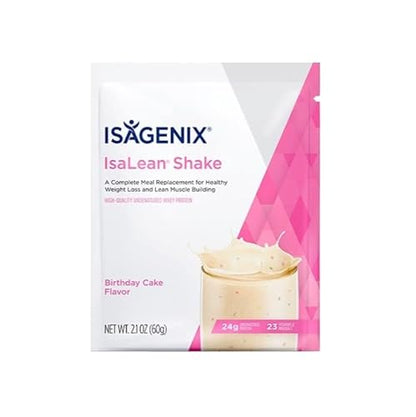 Isagenix IsaLean Shake Packets 840 Grams (Birthday Cake)