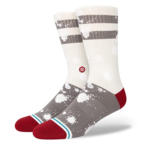 Stance Ishod Custom Crew Socks (Medium, Off White)