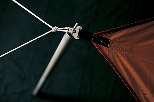 Snow Peak Tarp Pole 210 cm Aluminum - Made of 1.5 mm Thick Aluminum - 6.9 ft