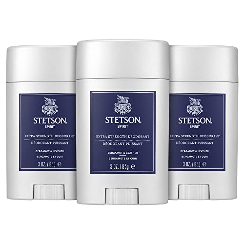Stetson Spirit Heavy Duty Deodorant by Scent Beauty - 3 Pack