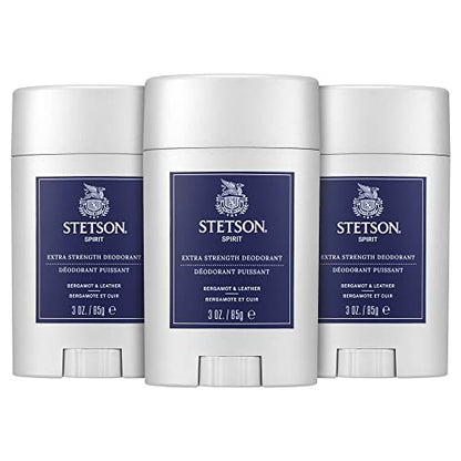 Stetson Spirit Heavy Duty Deodorant by Scent Beauty - 3 Pack