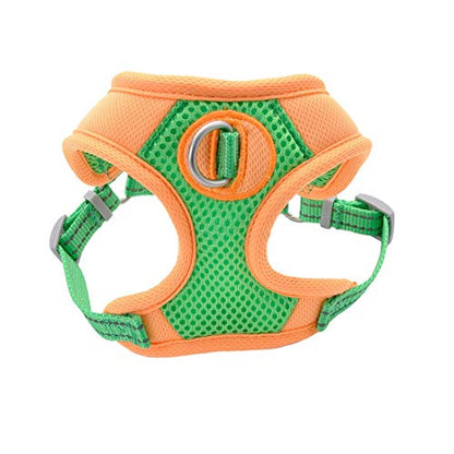 Coastal - Pro Reflective Mesh Dog Harness - Comfortable and Bright for High Visibility - Lime with Orange - 5/8‚Äù x 19"-23‚Äù