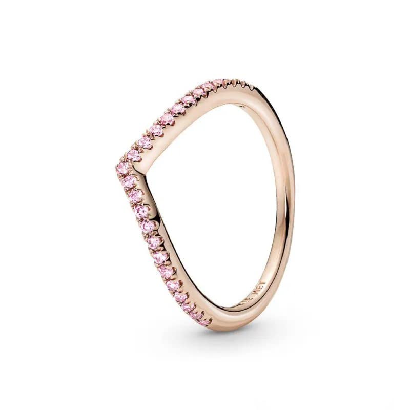 PANDORA Timeless Wish Sparkling Pink Ring, Size 58, With Gift Box