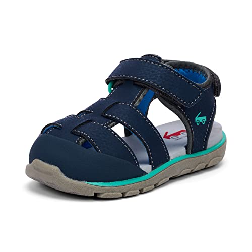 See Kai Run - Wilder Sport Sandal for Little Kids, Navy, 1Y