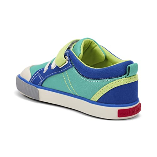 See Kai Run - Tanner Sneaker for Toddlers, Turquoise/Multi, 9