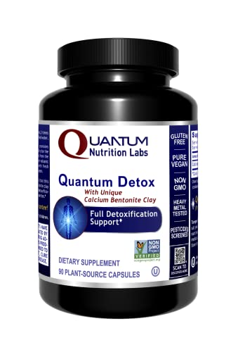 Quantum Detox - Promotes Whole Body Detox Cleanse - Liver and Colon Cleanse Supplement - Vegan, Gluten-Free, Non-GMO - 90 Capsules