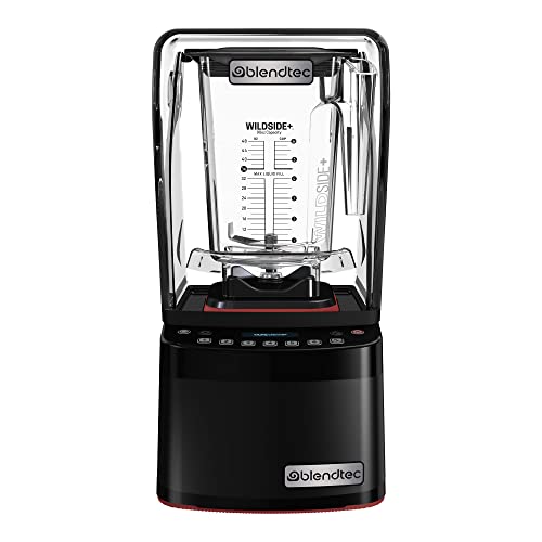 Blendtec Stealth X 885, Brushless, Commercial Blender, Sound Enclosure, WildSide+ Jar, Soft Lid, Black