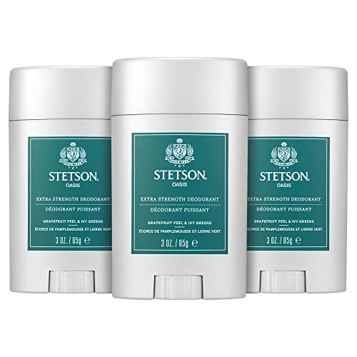 Stetson Oasis Heavy Duty Deodorant by Scent Beauty - 3 Pack